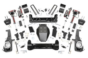 Chevrolet Silverado 2500 HD Suspension Lift Kit - Rough Country - Torsion Drop, Vertex - Hammer Black - '11-'19
